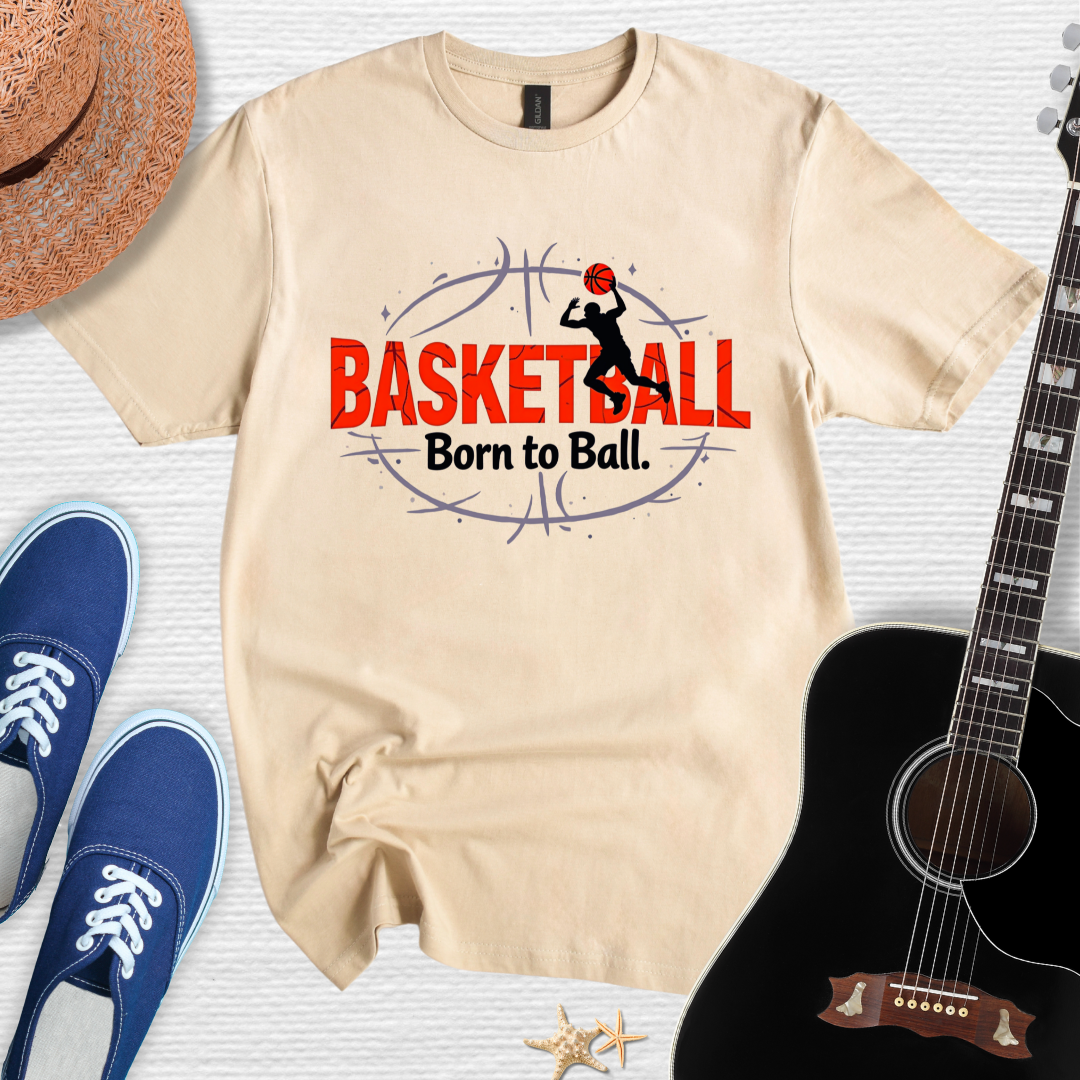 Basketball Born to Ball Tee