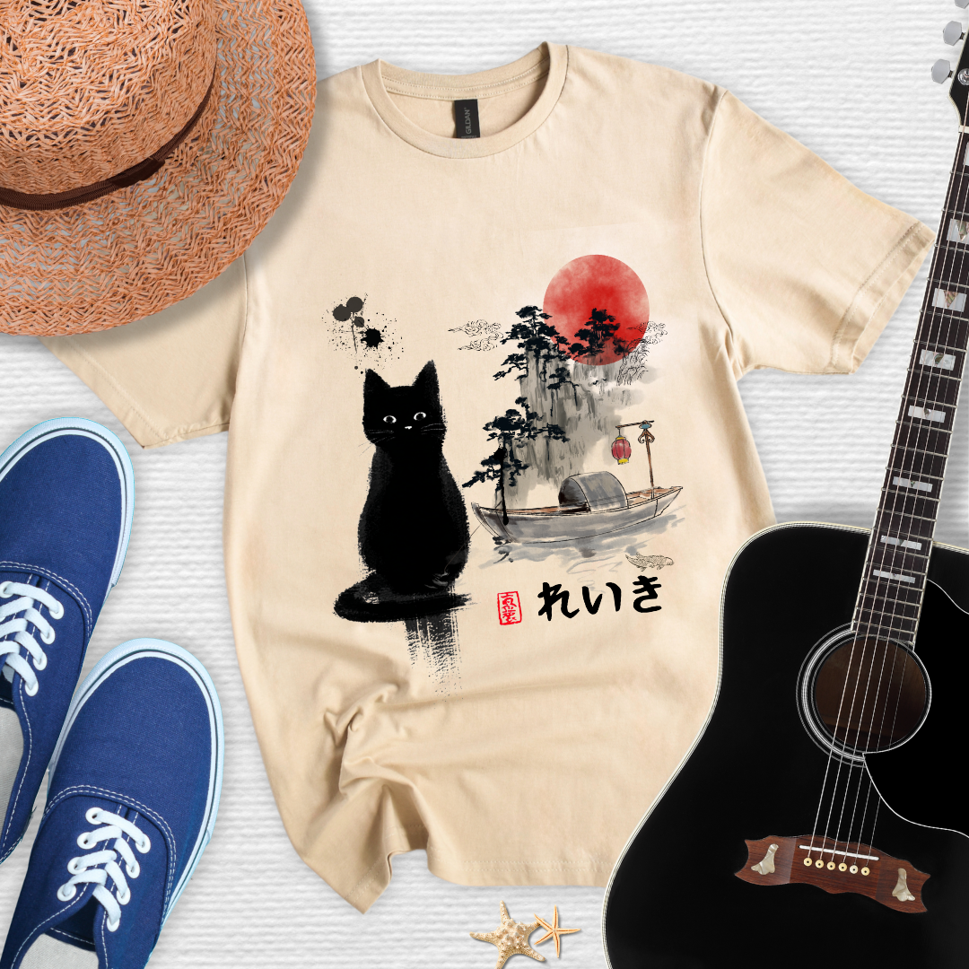 Japanese Minimal Zen Art Style Tee