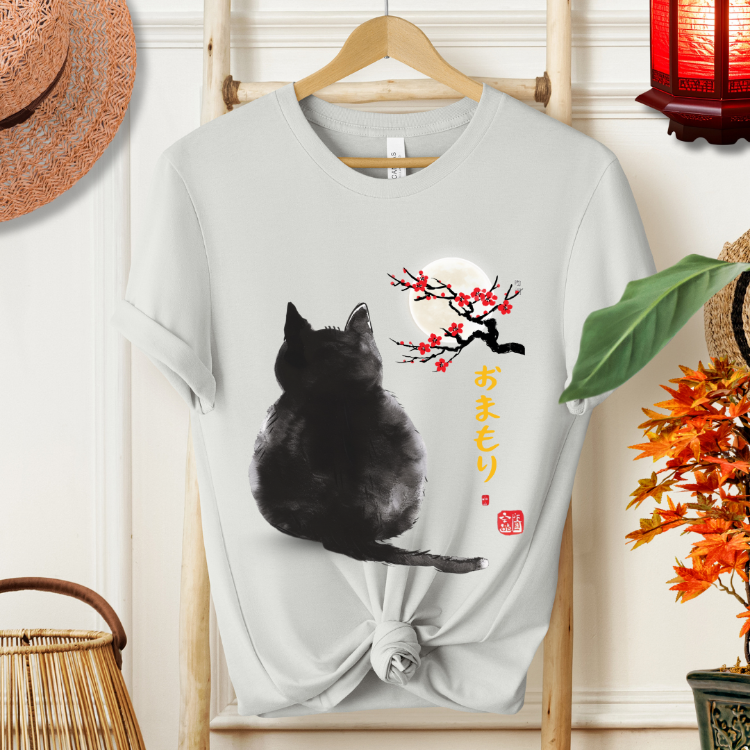 Japanese Guardian Cat Art Tee
