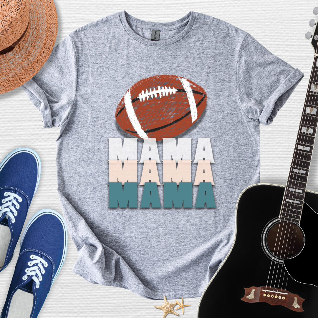 Football Fierce Mama Unisex Softstyle Tee