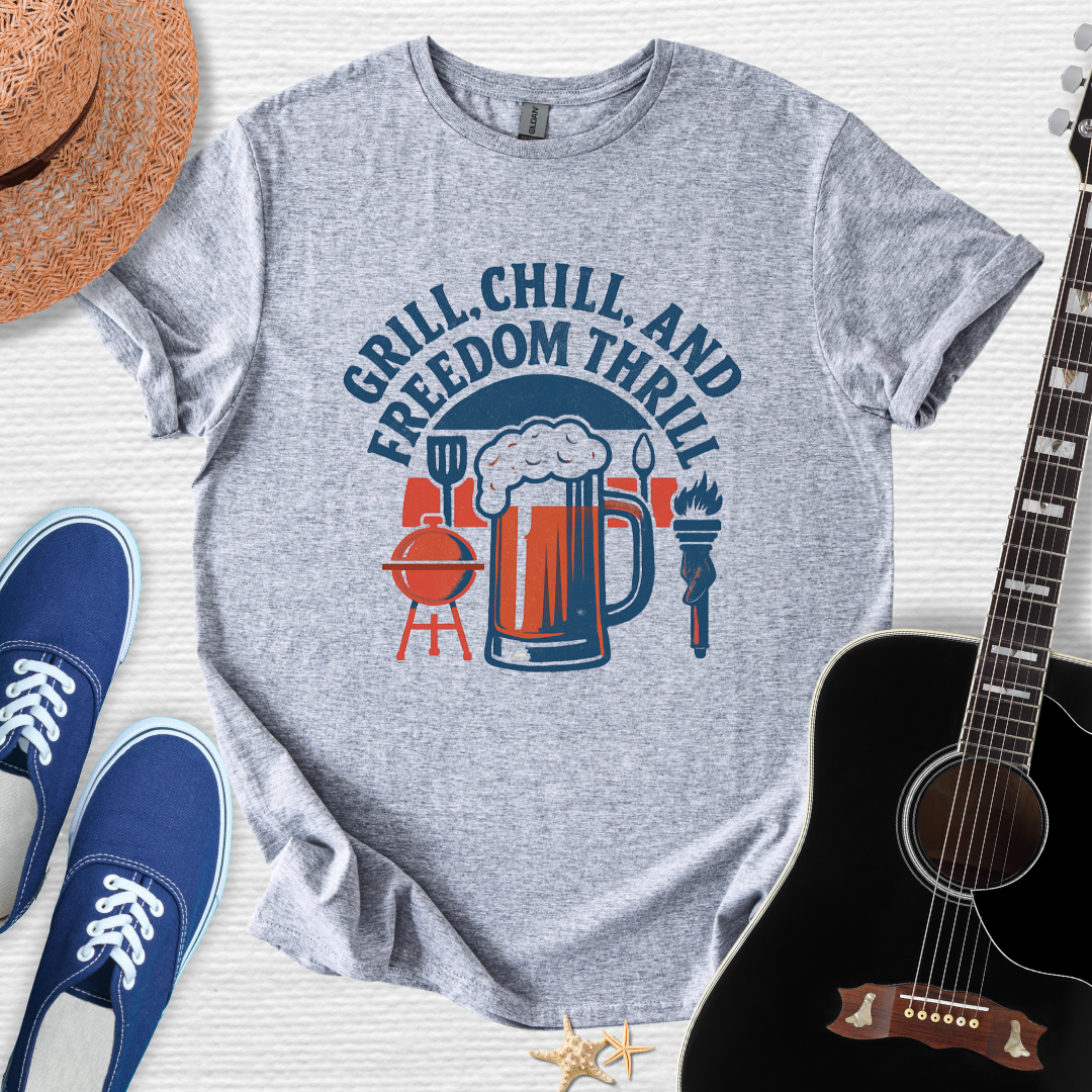 Grill Chill Freedom Tee