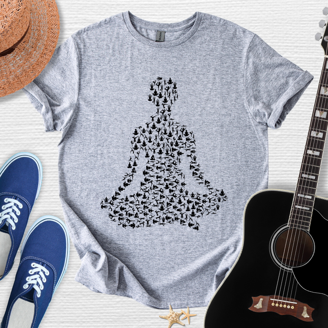 Inner Peace Yoga Silhouette Tee