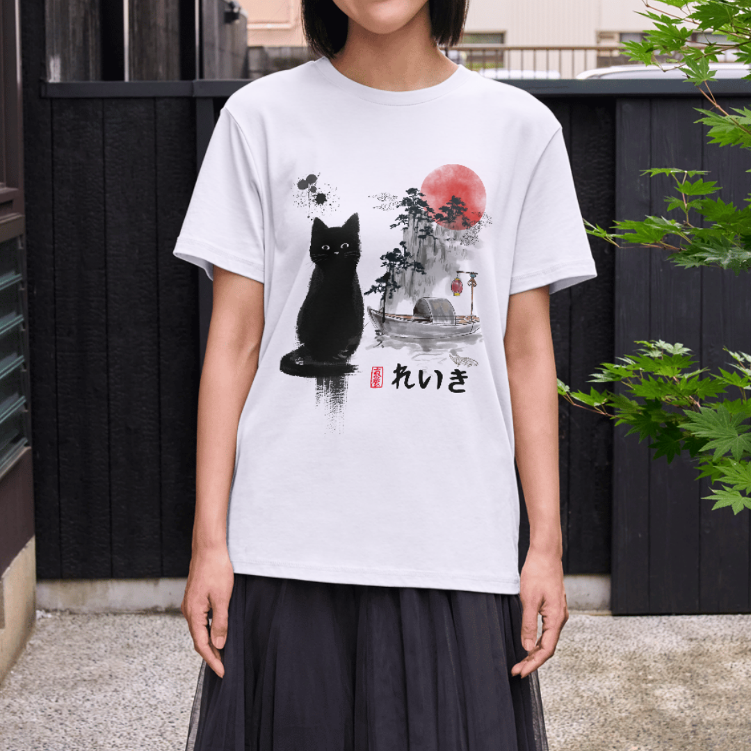 Japanese Minimal Zen Art Style Tee