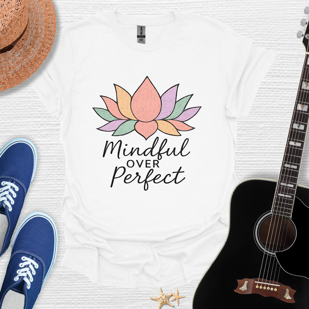 Mindful Lotus ,Inspirational Tee