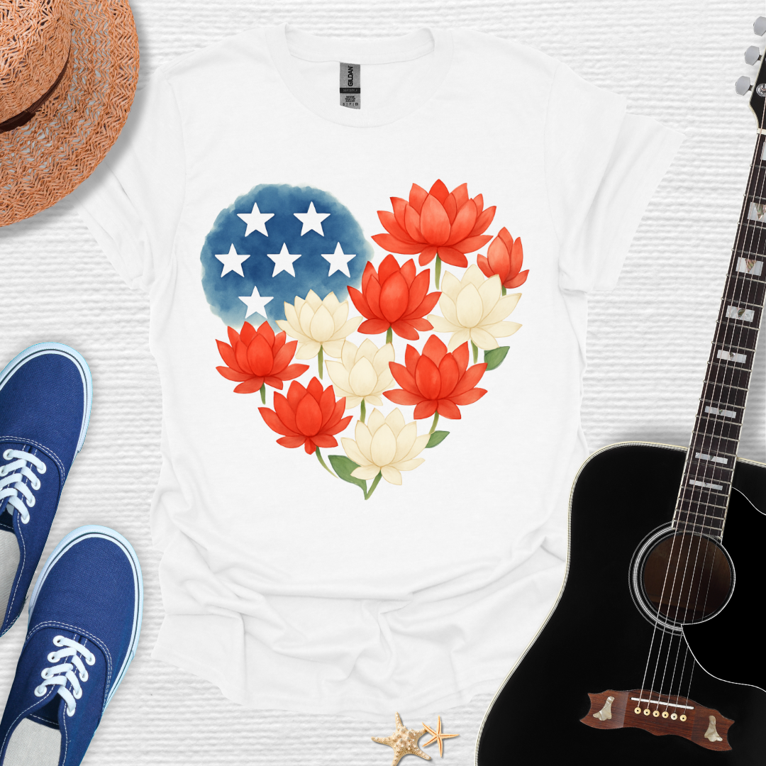 Floral Heart Tee