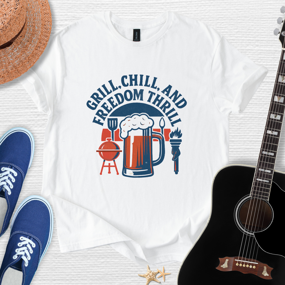 Grill Chill Freedom Tee