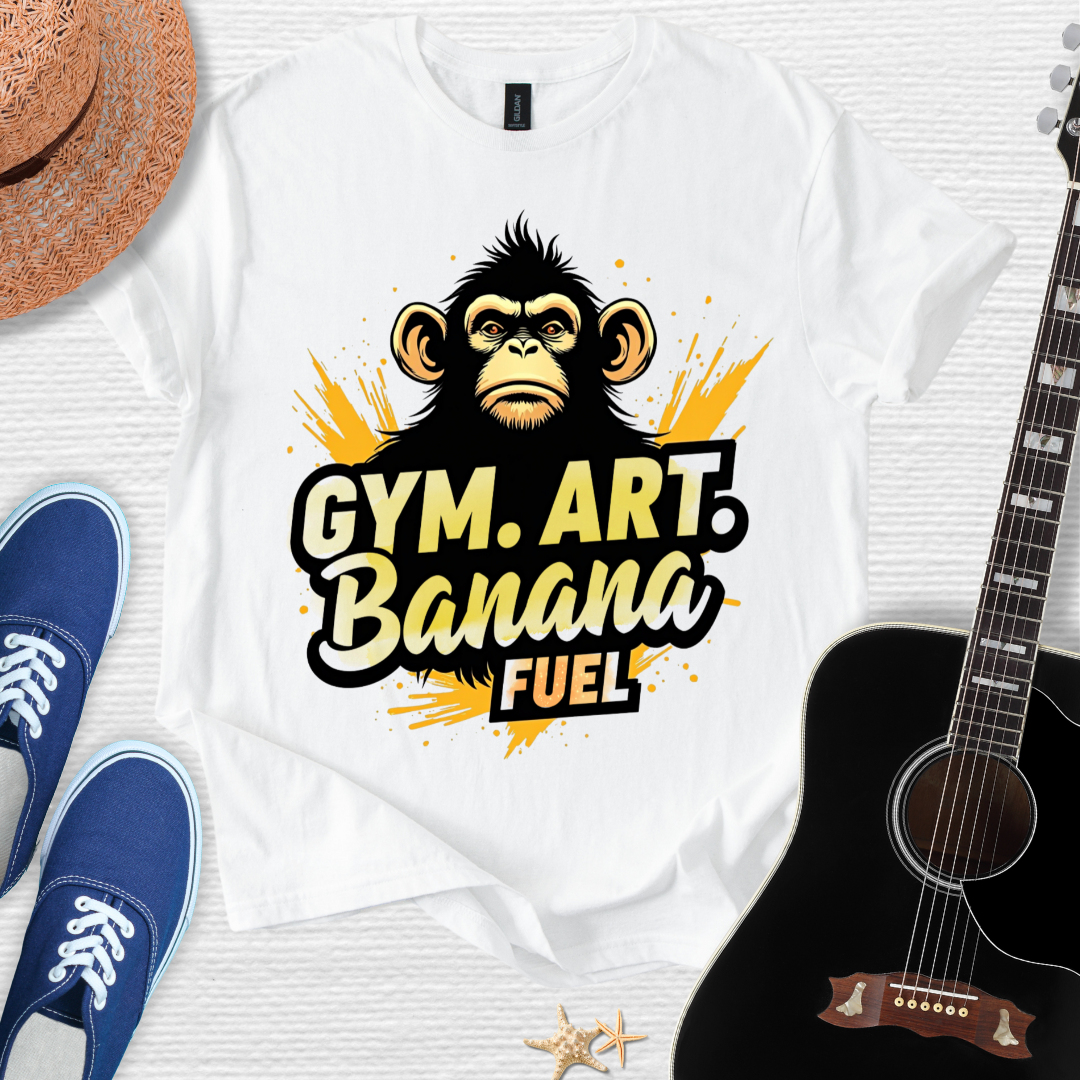 Gym Art Banana Fuel Tee
