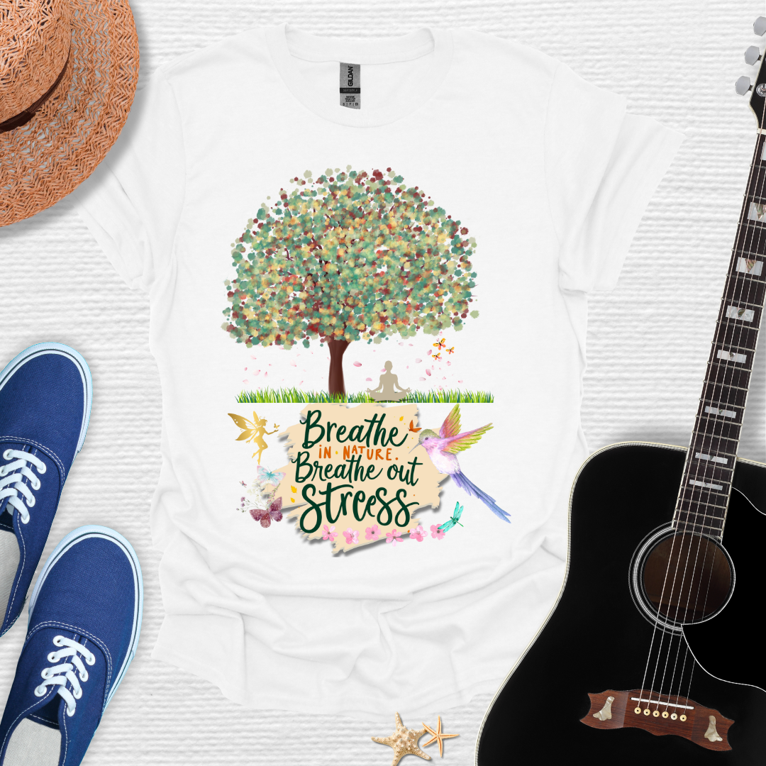 Breathe Out Stress Tee