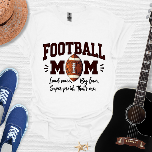 Football Mom Design Tee