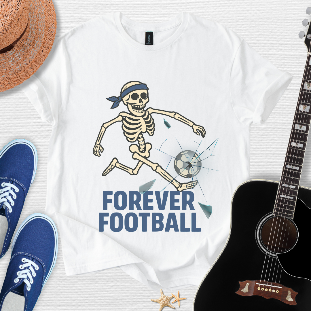 Forever Football Skeleton Tee