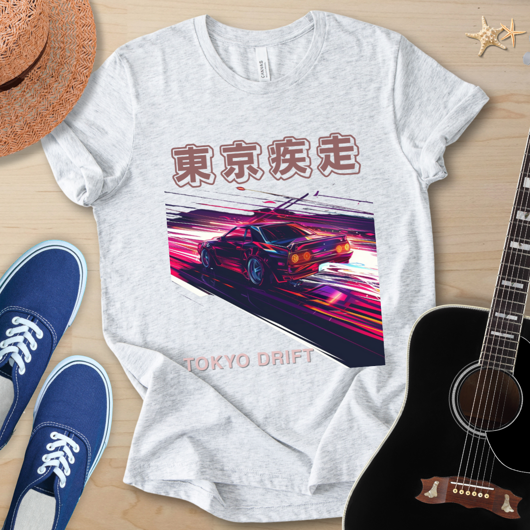 Tokyo Drift Unisex Tee, Japanese Style T-Shirt