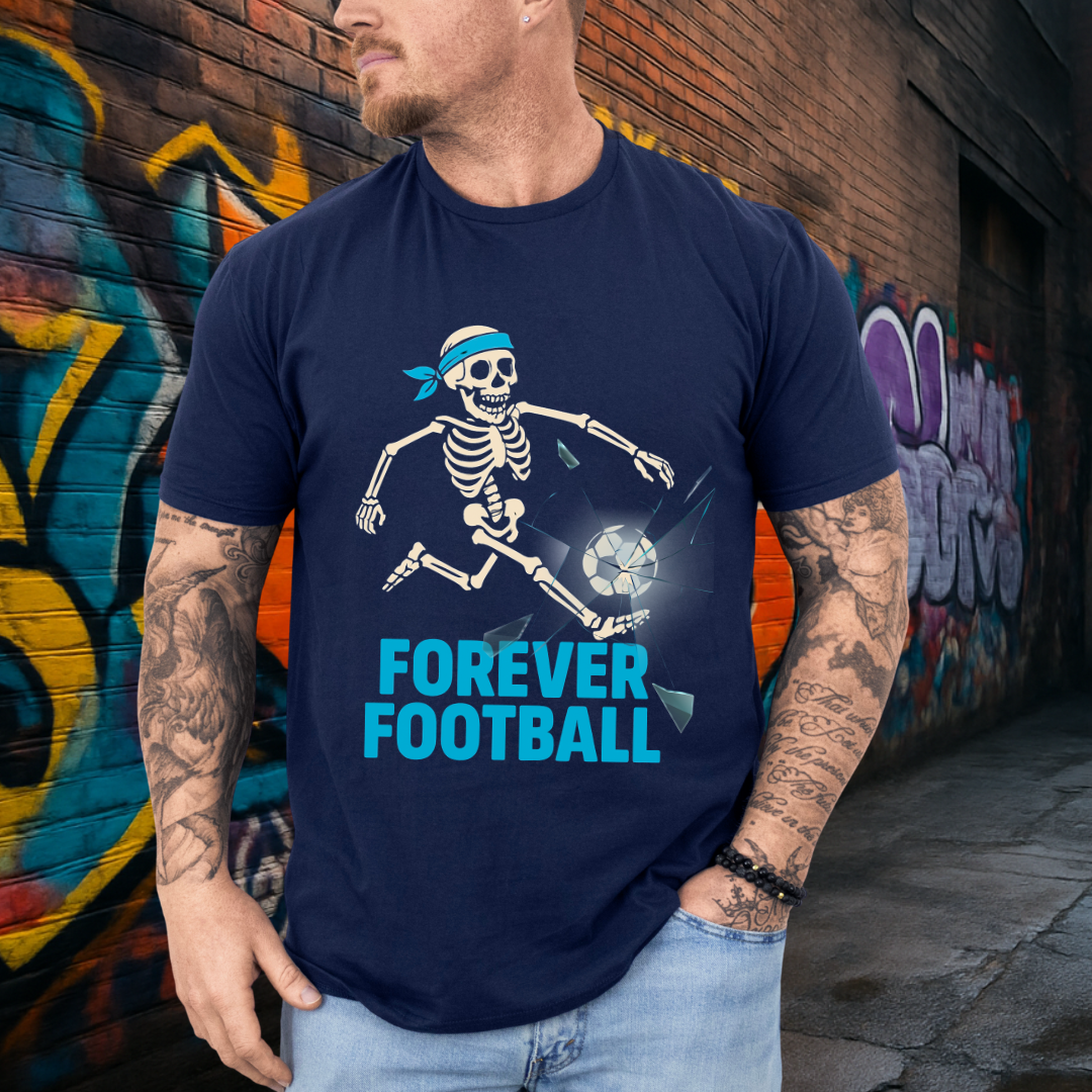 Forever Football Skeleton Tee