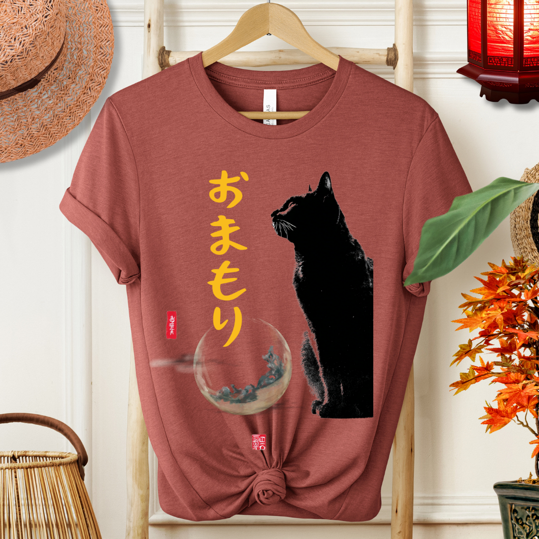 Japanese Guardian Cat Art Tee
