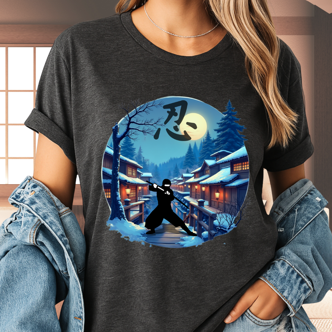 Moonlit Samurai Unisex Tee