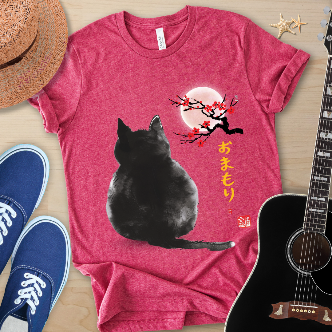 Japanese Guardian Cat Art Tee
