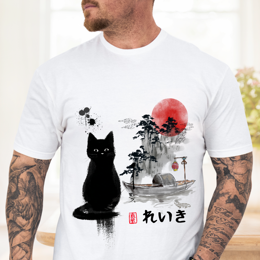 Japanese Minimal Zen Art Style Tee