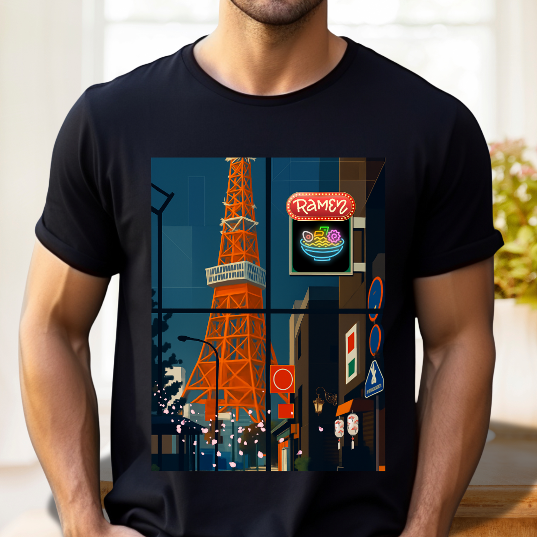 Tokyo Tower Graphic - Urban Vibes Tee