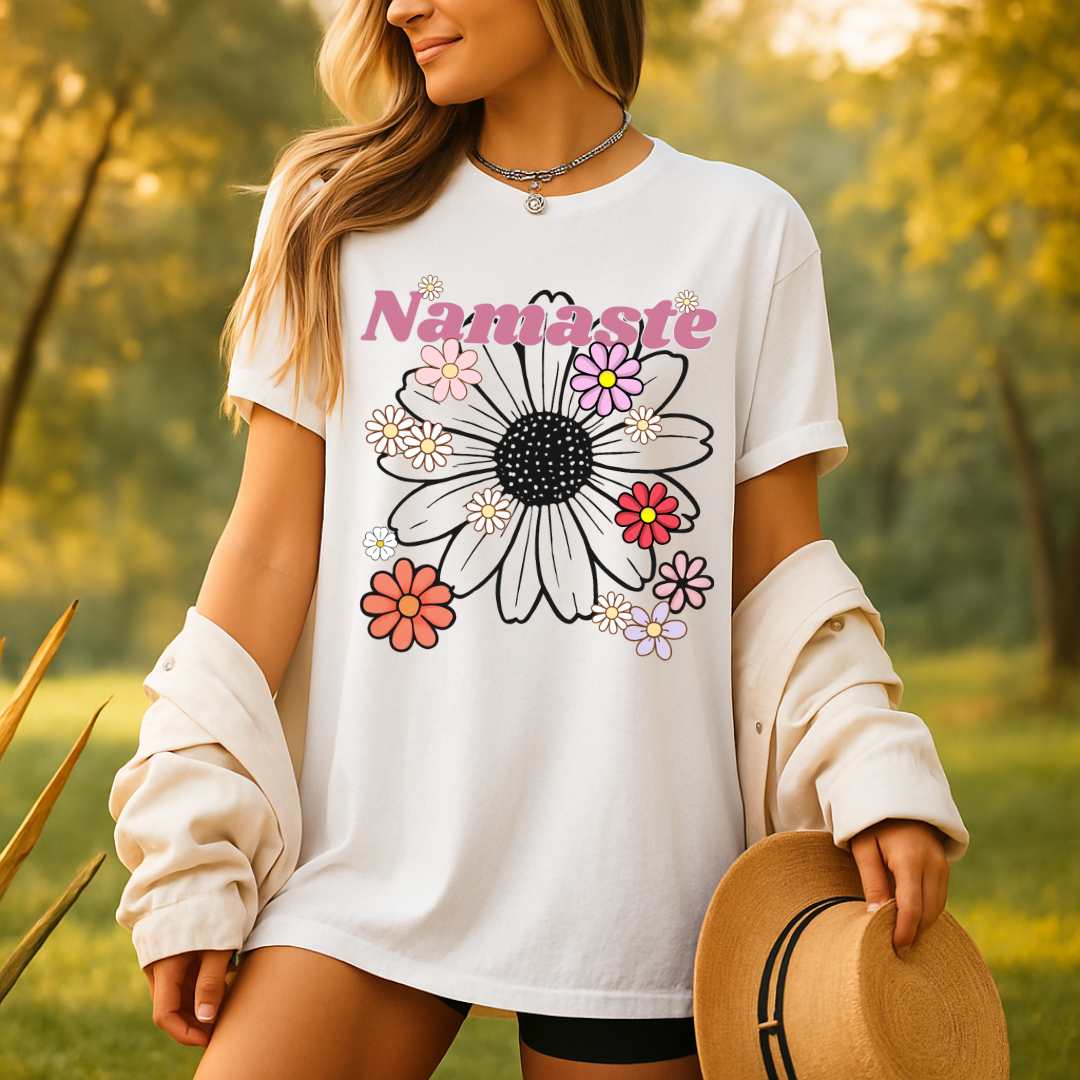 Namaste Floral Tee