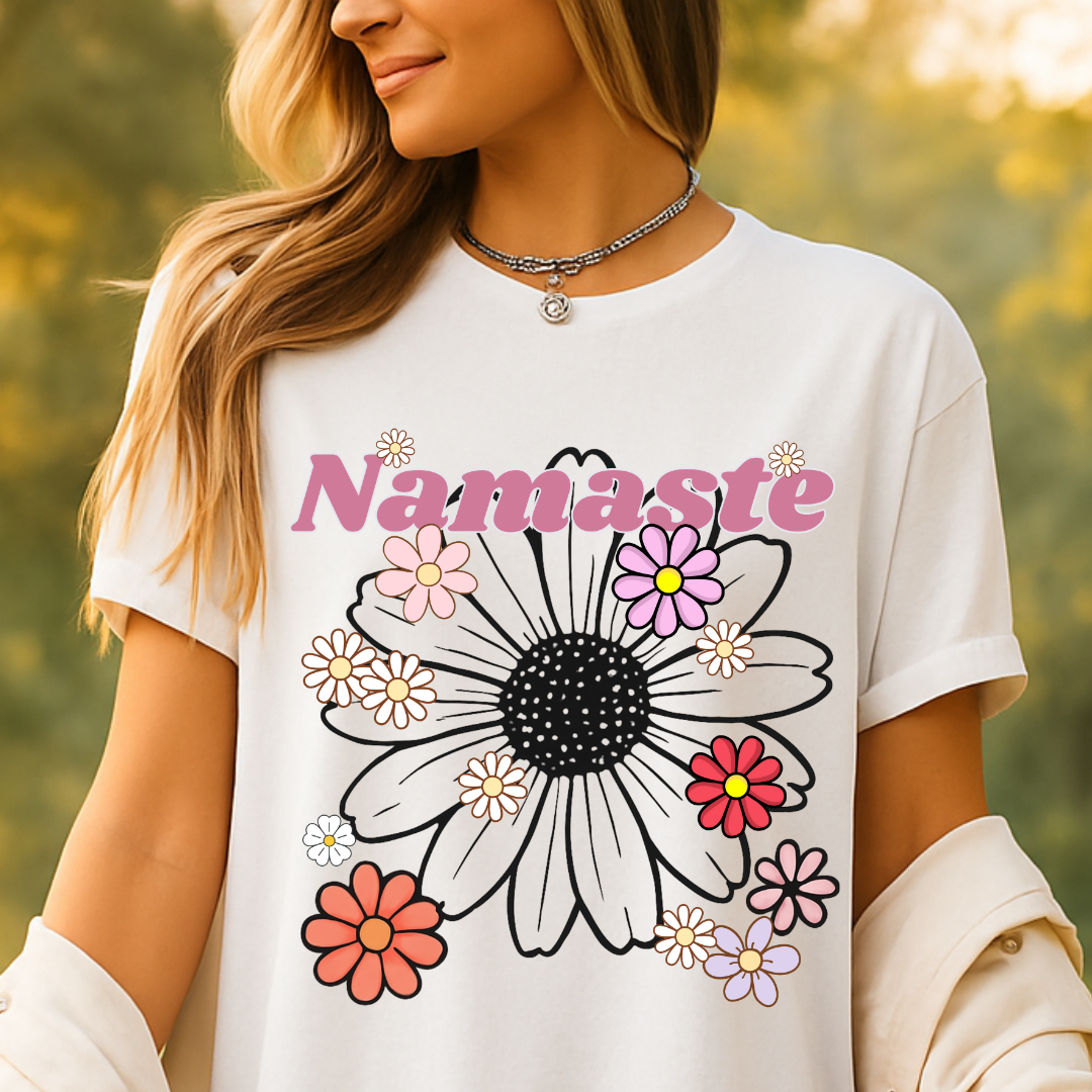 Namaste Floral Tee