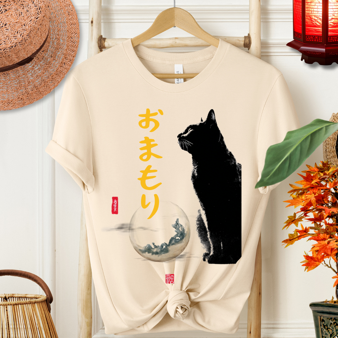 Japanese Guardian Cat Art Tee