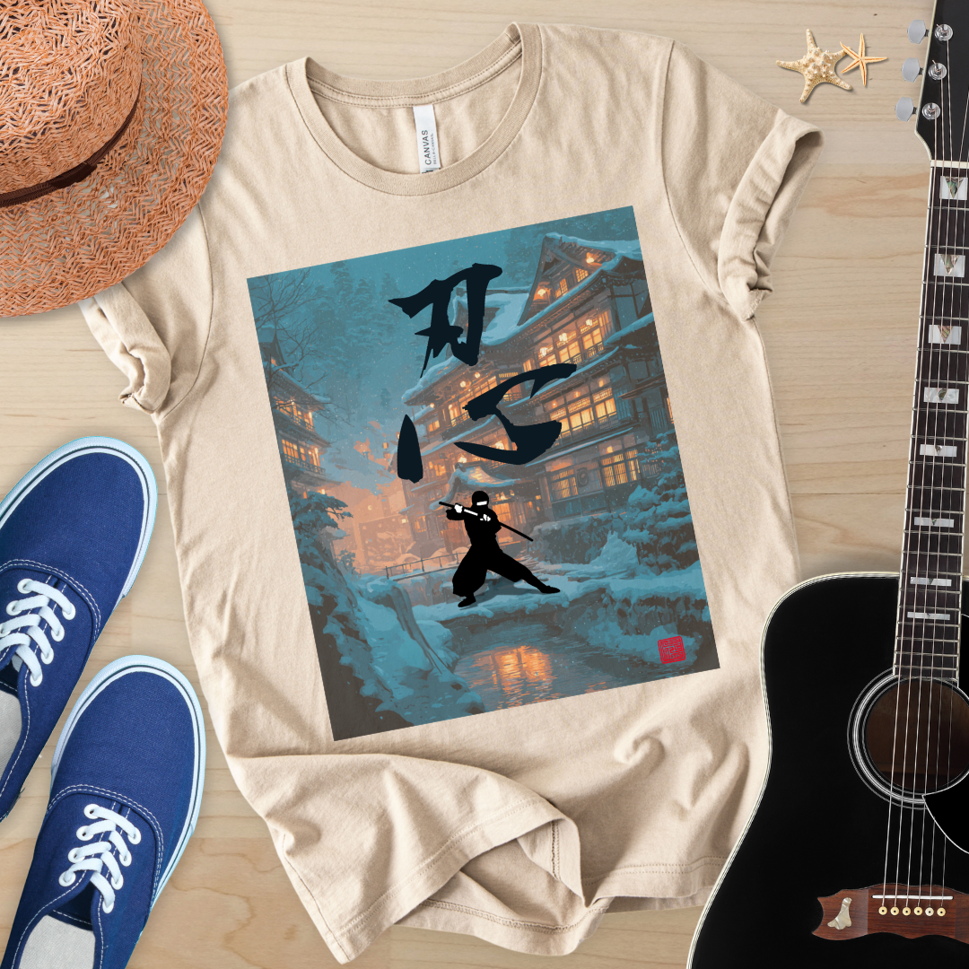 Ninja Warrior Tee ,Japanese Style