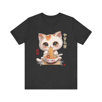 Japanese Style Cute Cat Ramen Tee