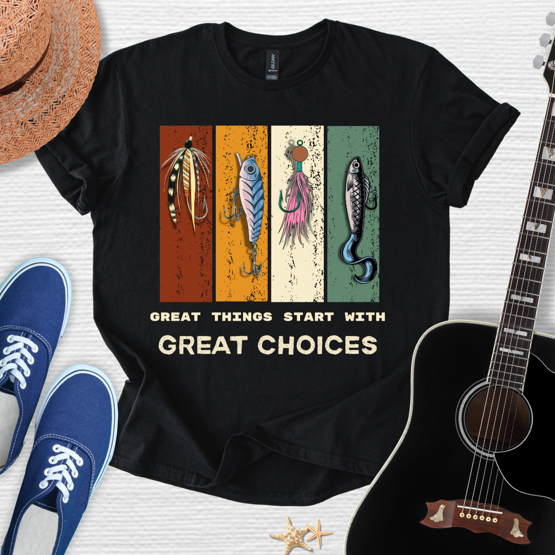 Great Baits, Great Beginnings Tee