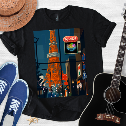Tokyo Tower Graphic - Urban Vibes Tee