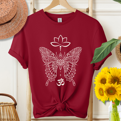 Om Butterfly Softstyle Tee