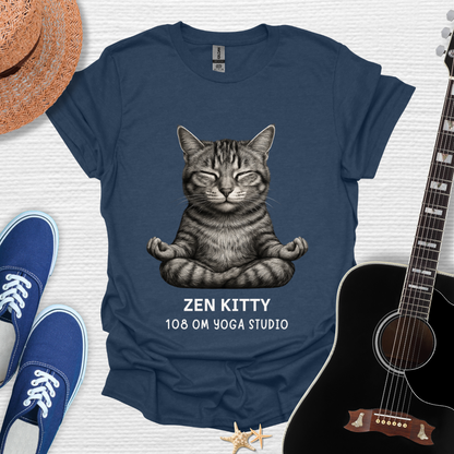 Zen Kitty Meditation Tee