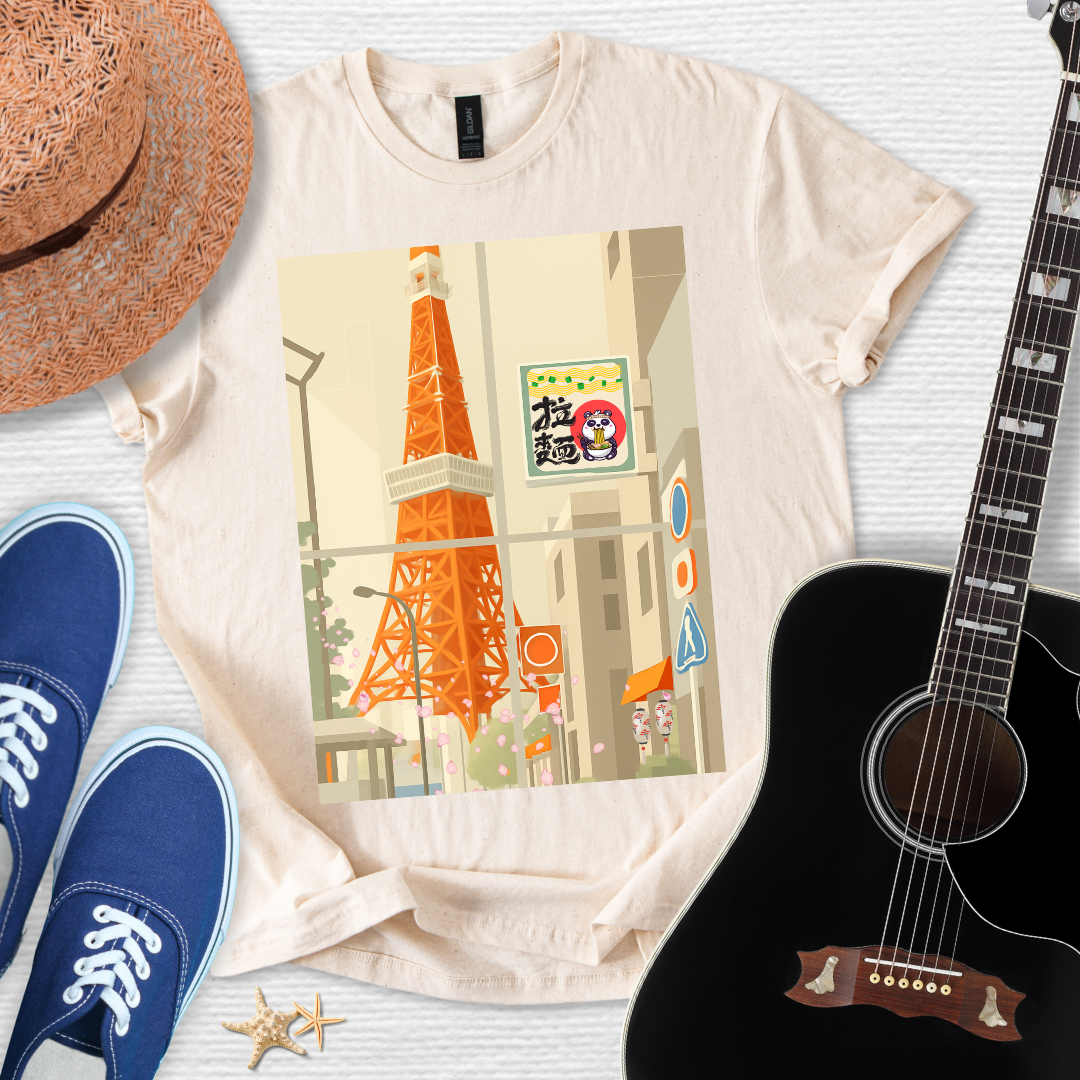 Tokyo Tower Graphic - Urban Vibes Tee