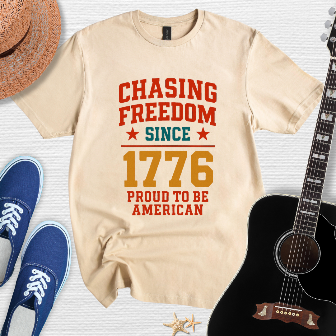 Chasing Freedom 1776 Tee