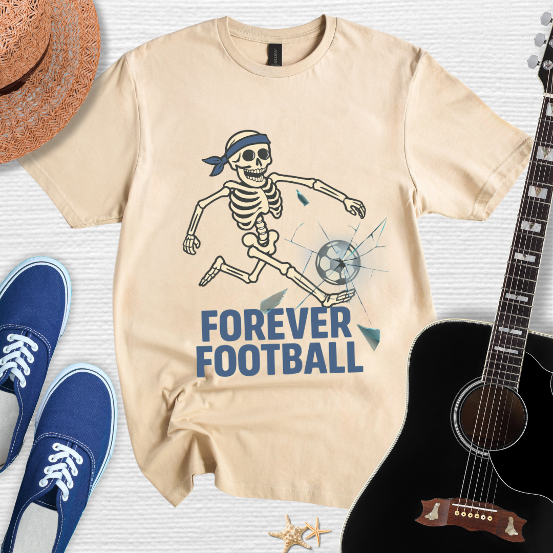 Forever Football Skeleton Tee