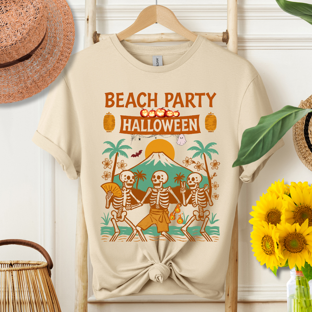 Beach Party Halloween Casual Tee