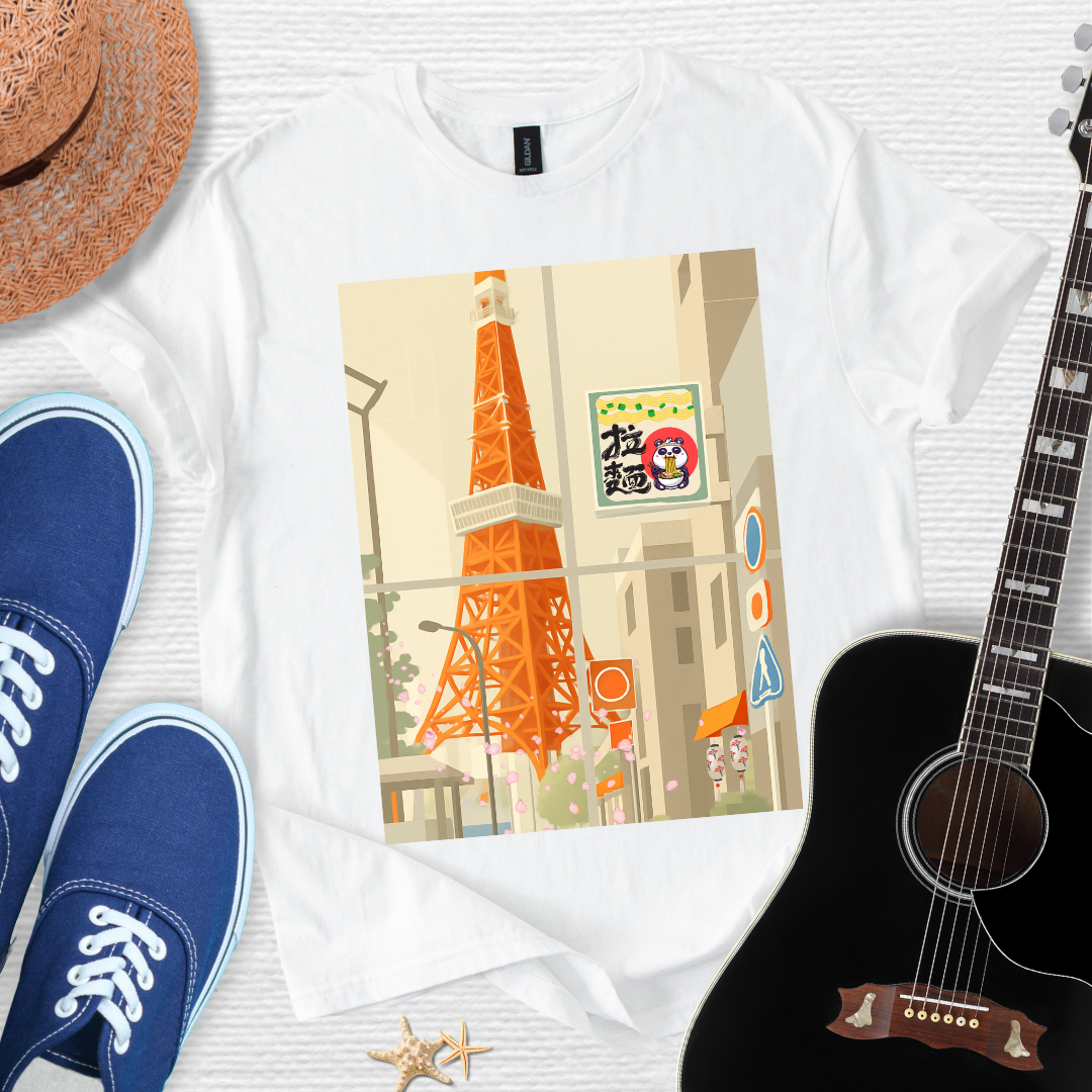 Tokyo Tower Graphic - Urban Vibes Tee