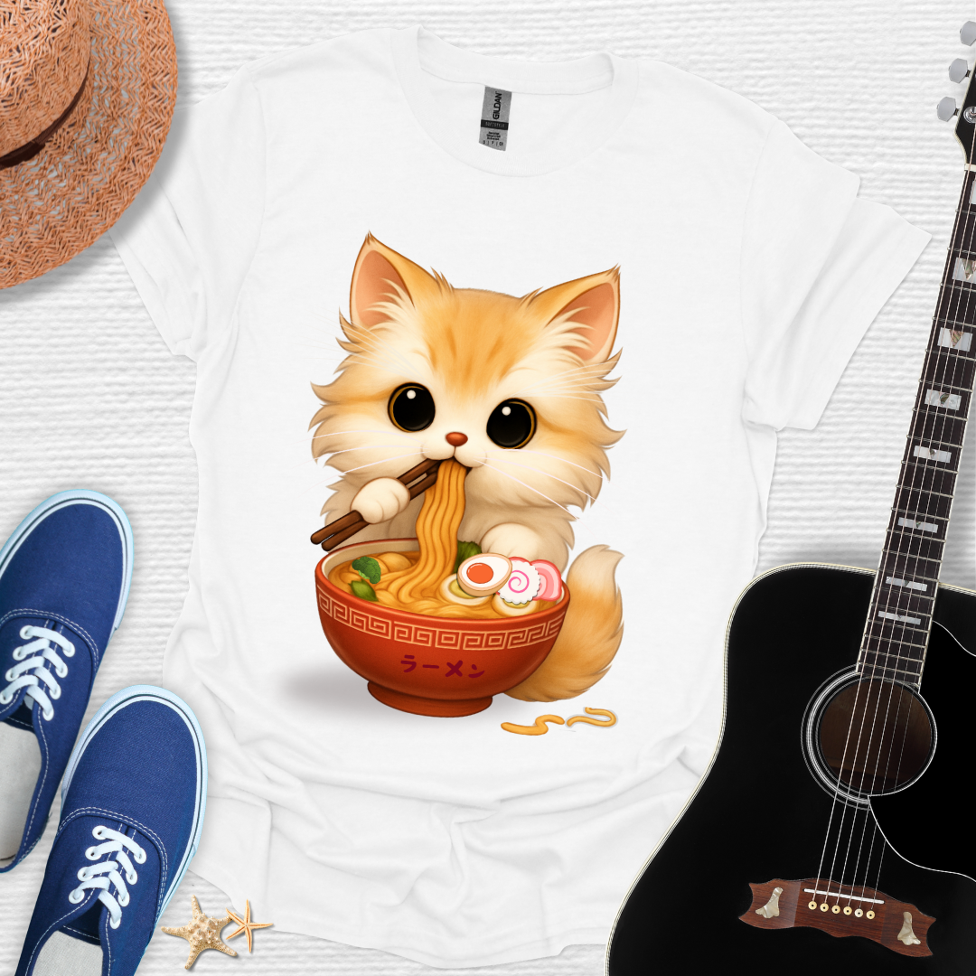 Cozy Cat Ramen Unisex Tee