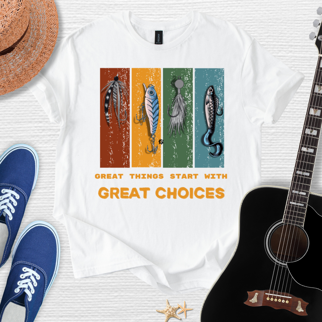Great Baits, Great Beginnings Tee