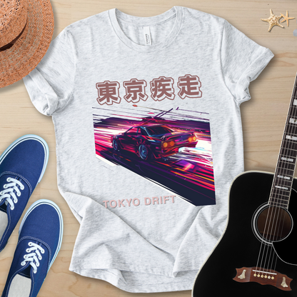 Tokyo Drift Unisex Tee, Japanese Style T-Shirt
