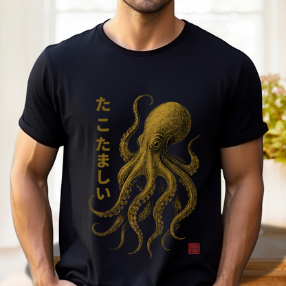 Tako Samurai-Spirit of the Sea Warrior Unisex Tee