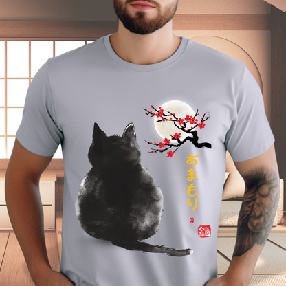 Japanese Guardian Cat Art Tee