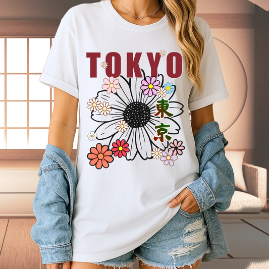 Tokyo東京, Floral T-Shirt